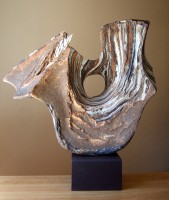Ohlone by Juan Ramon Gimeno_ 26.5" x11" x 27"_ceramic sculpture